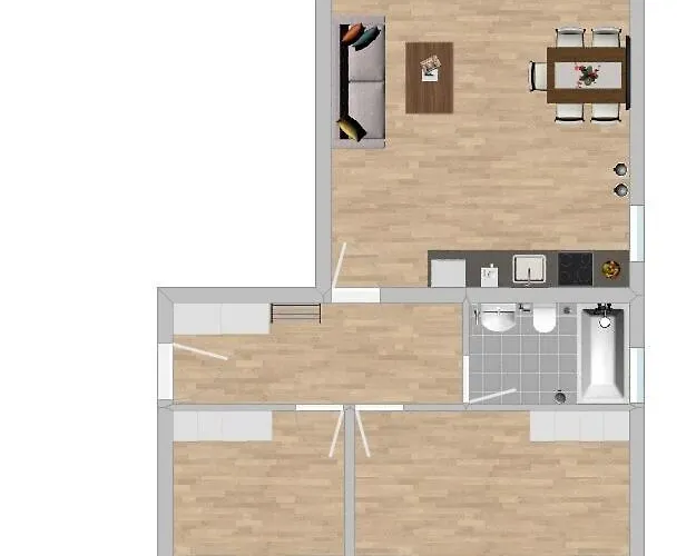 Apartmán Sta1067 Moderne Monteurwohnung Mit Balkon Stamsried